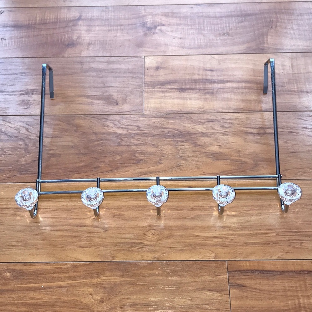 Crystal Knob Over the Door Hanger